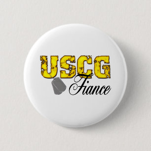 uscg99fiance 6 cm round badge