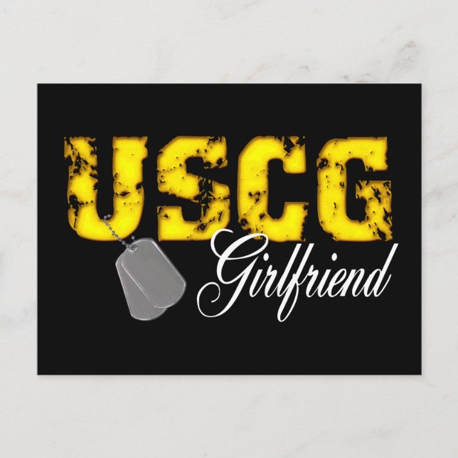 uscg99girlfriendblk postcard (Front)