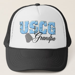 uscg99grandpa2 trucker hat