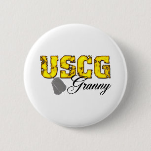 uscg99granny 6 cm round badge