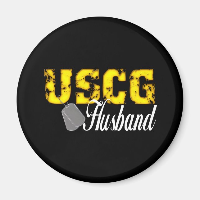 uscg99husbandblk magnet (Front)