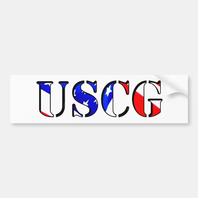 USCG Bumper Sticker (Front)