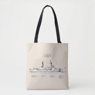 USCG Cutter Hamilton whec-715 - SBD Tote Bag