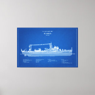 USCG Cutter Icarus wpc-110 - ABD Canvas Print