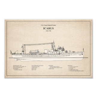 USCG Cutter Icarus wpc-110 - SBD Photo Print