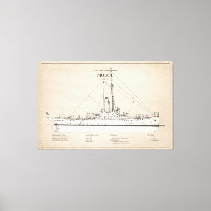USCG Cutter Modoc wpg-46 - SBD Canvas Print