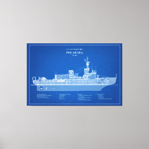 USCG Cutter Polar Sea wagb-11 - ABD Canvas Print
