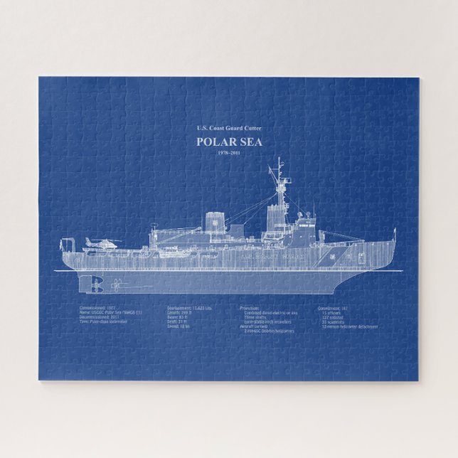 USCG Cutter Polar Sea wagb-11 - ABD Jigsaw Puzzle (Horizontal)