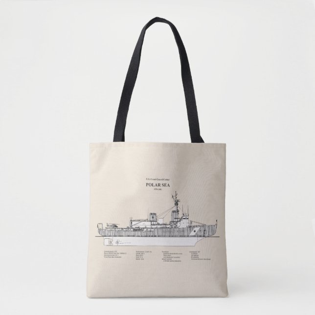 USCG Cutter Polar Sea wagb-11 - SBD Tote Bag (Front)