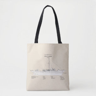 USCG Cutter Sea Cloud wpg-284 - SBD Tote Bag