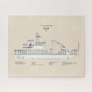 USCG Cutter Spar wlb-206 - SBD Jigsaw Puzzle