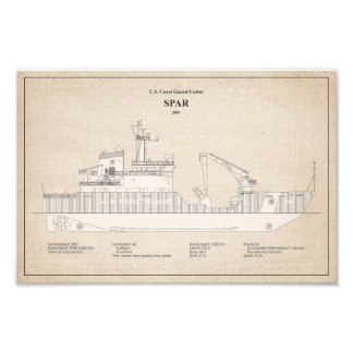 USCG Cutter Spar wlb-206 - SBD Photo Print