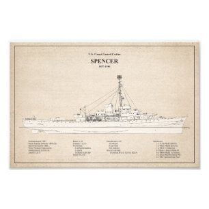 USCG Cutter Spencer wpg-36 - SBD Photo Print