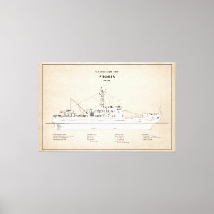 USCG Cutter Storis wmec-38 - SBD Canvas Print