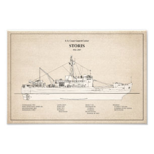 USCG Cutter Storis wmec-38 - SBD Photo Print