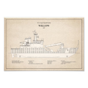 USCG Cutter Willow wlb-202 - SBD Photo Print