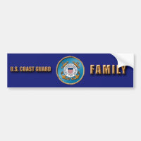 USCG Family Bumper Sticker