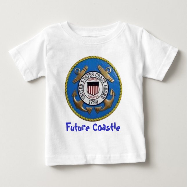 uscg, Future Coastie Baby T-Shirt (Front)