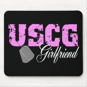 USCG Girlfriend Mouse Pad