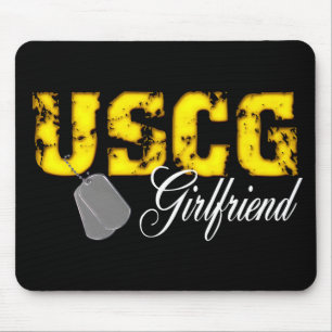 USCG Girlfriend Mouse Pad