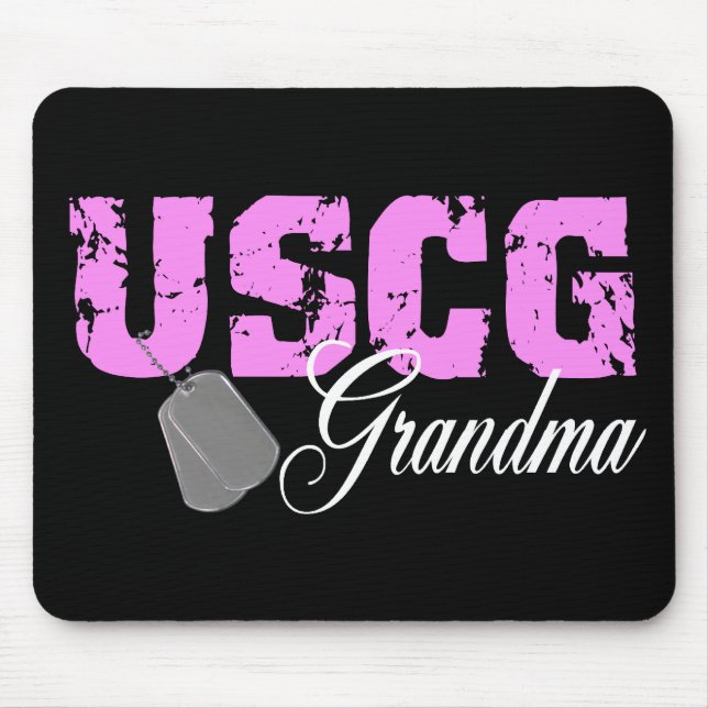 USCG Grandma Mouse Pad (Front)