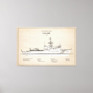 USCG Legare wmec-912 - SBD Canvas Print
