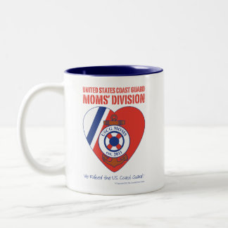 USCG Moms' Division Two-Tone Mug