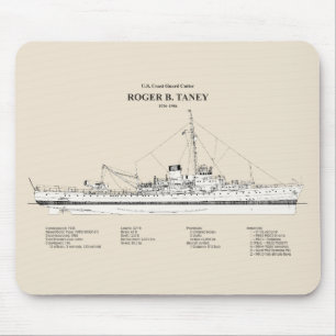 USCG Roger B. Taney whec-37 - SBD Mouse Pad
