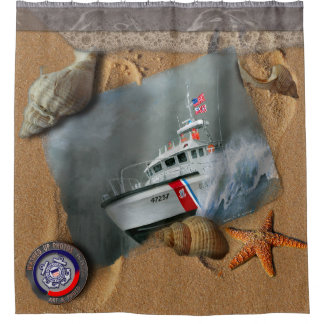 USCG SHOWER CURTAIN- Levesque and Cosgrove #1 Shower Curtain