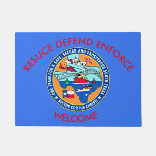 USCG Station Corpus Christi Texas Doormat