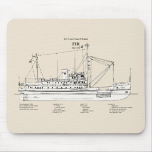 USCG Tender Fir wlm-212 - SBD Mouse Pad
