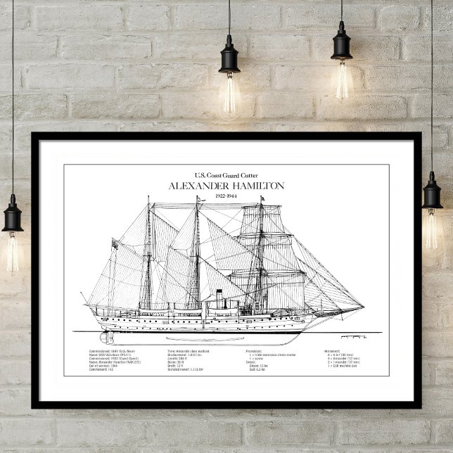 USCGC Alexander Hamilton wix-272 - SBD Poster (Creator Uploaded)