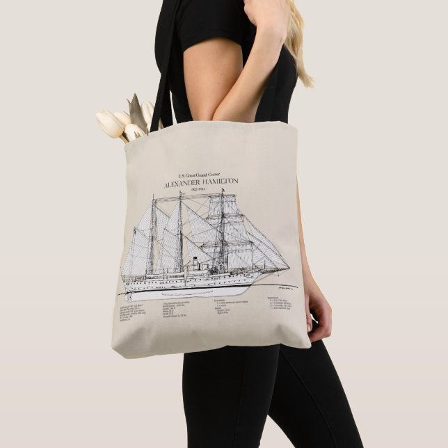 USCGC Alexander Hamilton wix-272 - SBD Tote Bag (Close Up)
