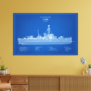 USCGC Cobb wpg-181 – ABD Canvas Print