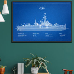 USCGC Cobb wpg-181 – ABD Poster