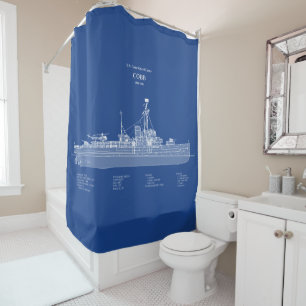 USCGC Cobb wpg-181 – ABD Shower Curtain