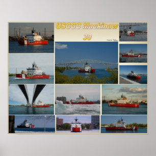 USCGC Cutter Mackinaw Poster