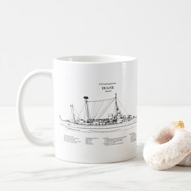 USCGC Duane wpg-33 - BD Coffee Mug (With Donut)
