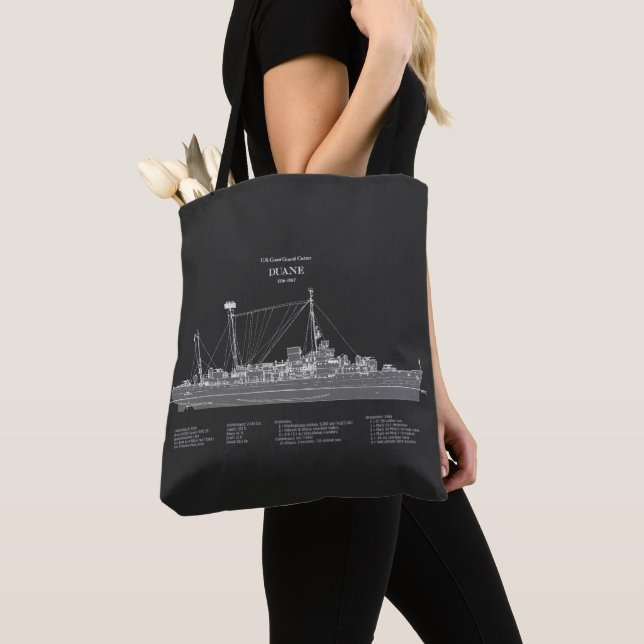 USCGC Duane wpg-33 – PD Tote Bag (Close Up)