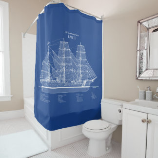 USCGC Eagle wix-327 – ABD Shower Curtain