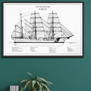 USCGC Eagle wix-327 - BD Photo Print