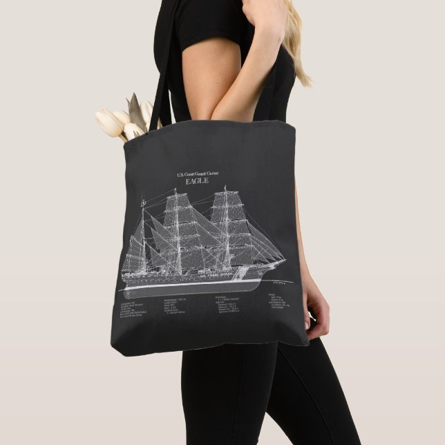 USCGC Eagle wix-327 – PD Tote Bag (Close Up)