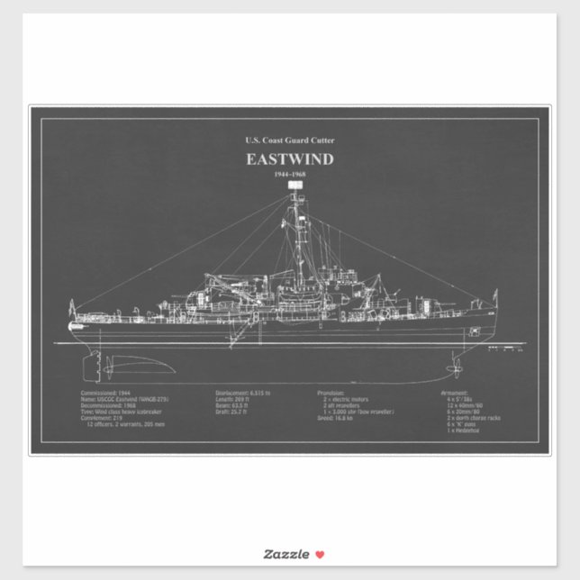USCGC Eastwind wagb-279 – ABD (Sheet)