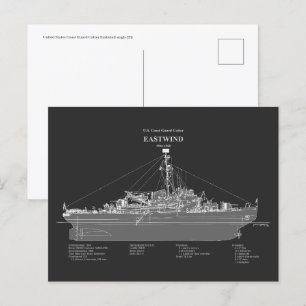 USCGC Eastwind wagb-279 – PD Postcard