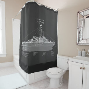 USCGC Eastwind wagb-279 – PD Shower Curtain