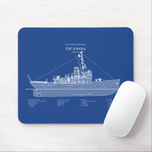 USCGC Escanaba wpc-77 – ABD Mouse Pad