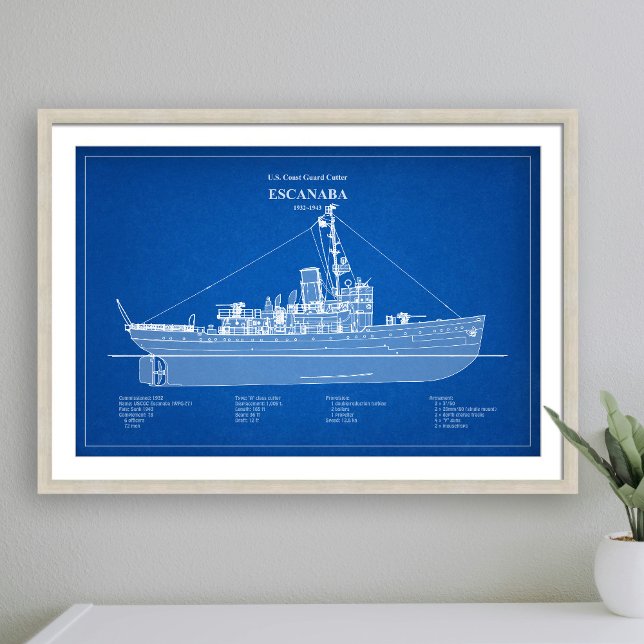 USCGC Escanaba wpc-77 – ABD Photo Print (Creator Uploaded)