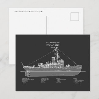 USCGC Escanaba wpc-77 – PD Postcard