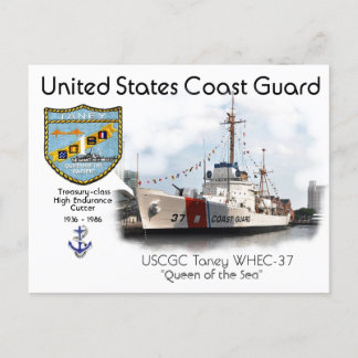 USCGC Taney WHEC-37 High Endurance Cutter Postcard