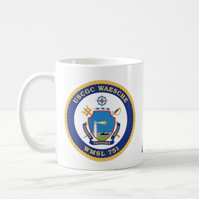 USCGC Waesche (WMSL-751) Coffee Mug (Left)